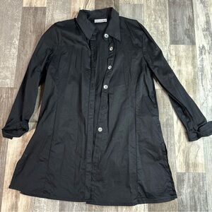 Sole Dione Studio, Black Button Down Shirt, Womens Xl